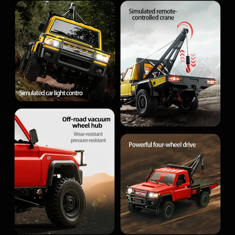 MN82T 1:12 2.4G RC Crawler Hoist 4WD Remote Control Truck Off-road Pickup Vehicle