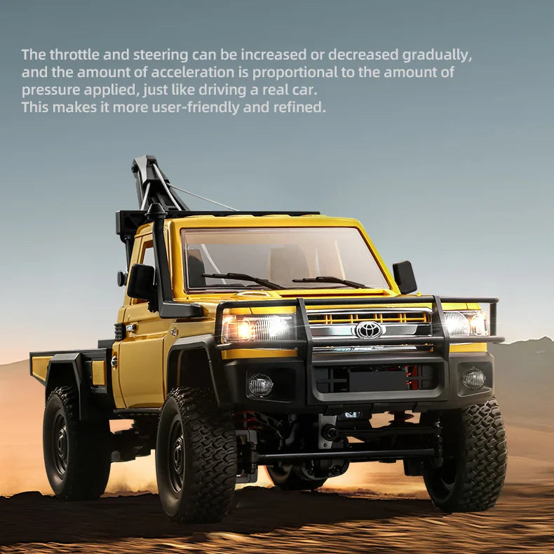 MN82T 1:12 2.4G RC Crawler Hoist 4WD Remote Control Truck Off-road Pickup Vehicle