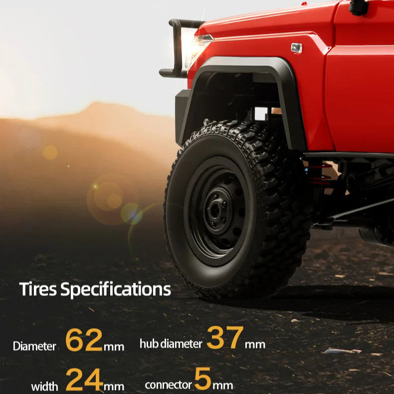 Toyota Land Crusier 79 Series 1: 12 Crawler Hoist 4WD Remote Control Truck Off-road Pickup Vehicle