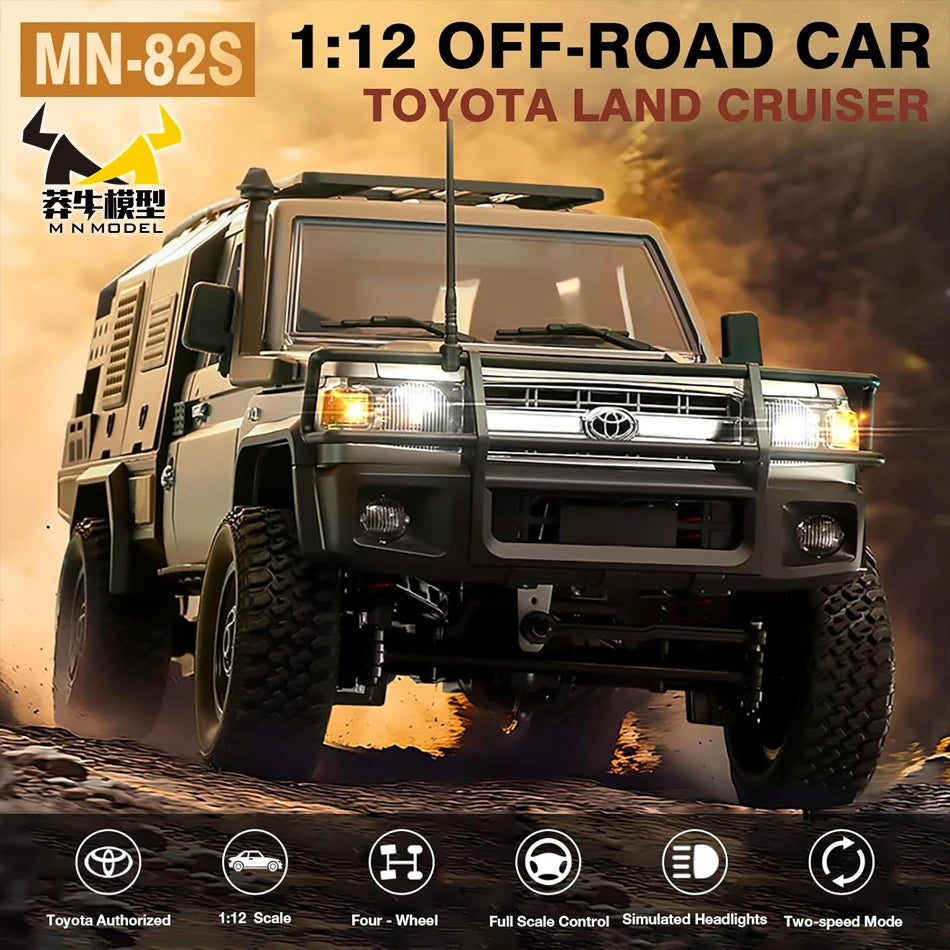 Toyota Land Cruiser 79 Series 1:12 Scale 4WD RC Crawler