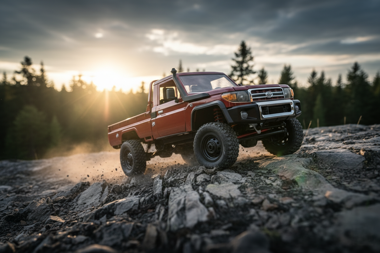 Toyota Land Cruiser 79 Series 1:12 Scale 4WD RC Crawler