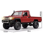 Toyota Land Cruiser 79 Series 1:12 Scale 4WD RC Crawler - Red
