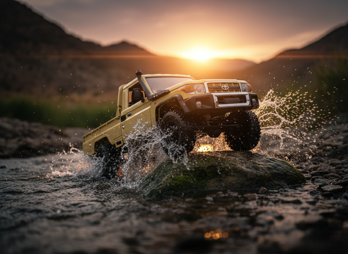 Toyota Land Cruiser 79 Series 1:12 Scale 4WD RC Crawler