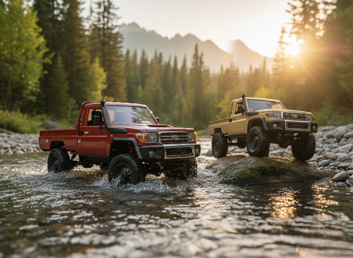 Toyota Land Cruiser 79 Series 1:12 Scale 4WD RC Crawler